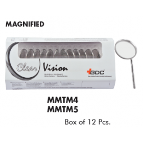 GDC Mouth Mirror Tops Magnified Pack Of 12 MMTM4