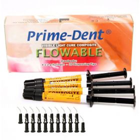 Prime Dent Flowable Composite 4 Syringe Kit